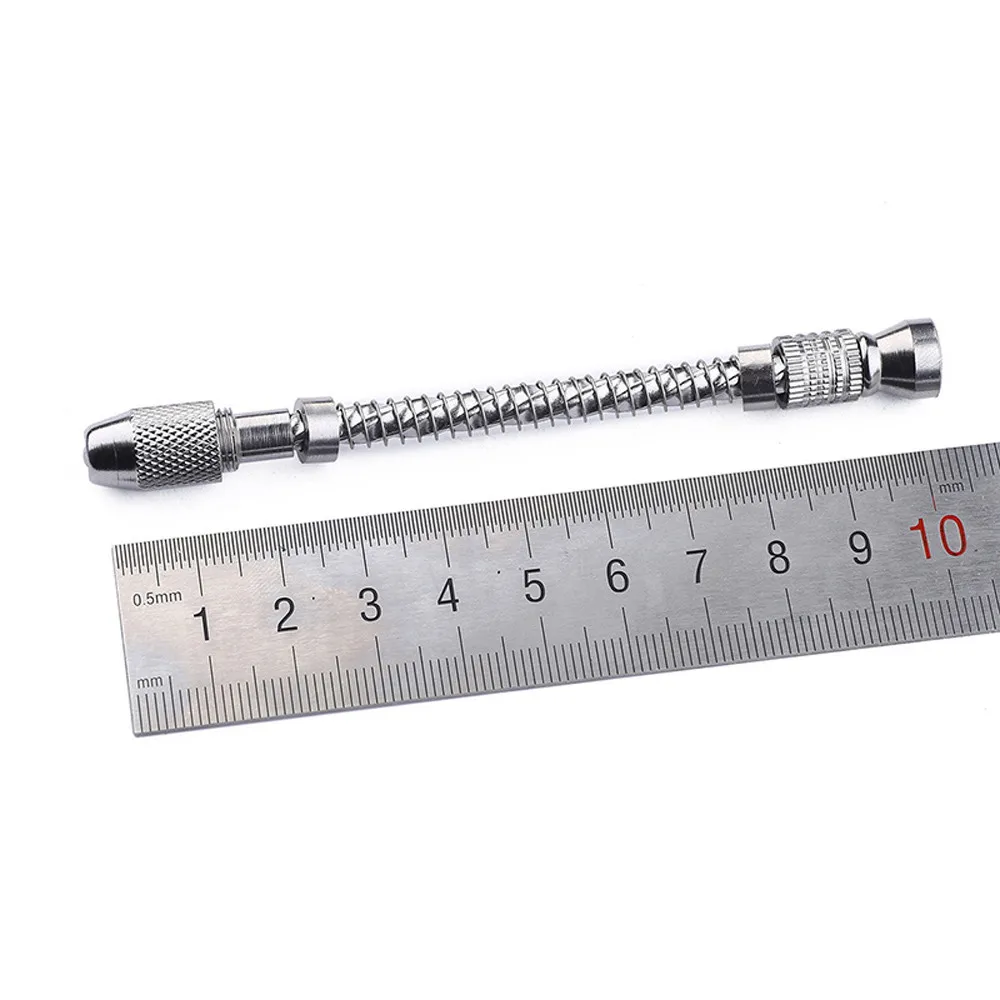 Микро Мини ручная дрель с Чаком 20 штук 0,3-1,6 мм Прямые Биты хвоствик прямо хвоствик биты, и хранения