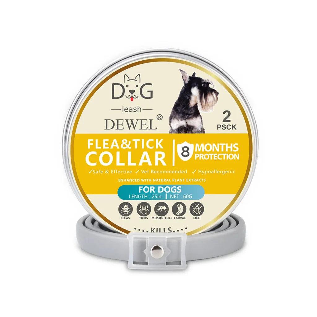

Removes Flea And Tick Collar Dogs Cats Up To 8 Month Flea Tick Collar 63.5CM
