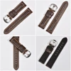 BEAFIRY Fashion Oil Wax Genuine Leather Watch Band 19mm 20mm 21mm 22mm 23mm 24mm Watch Straps Watchbands Belt brown blue black ► Photo 3/6