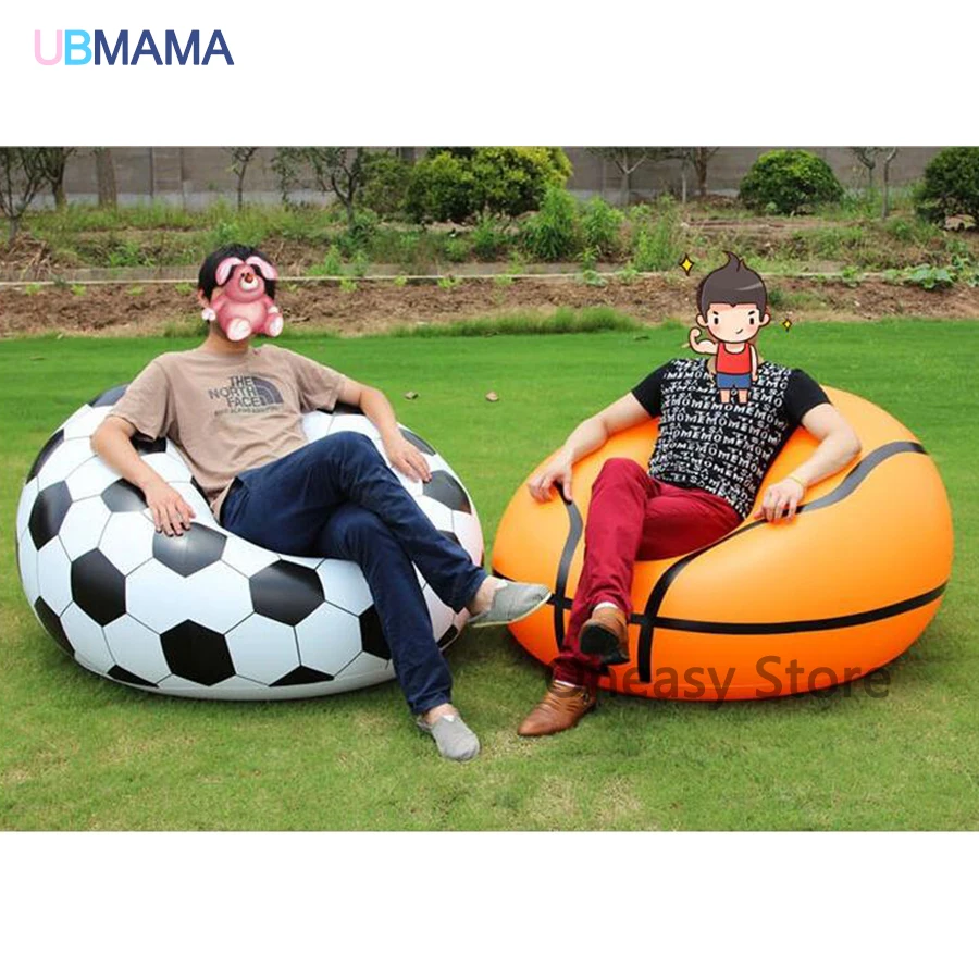 Buy 110*80*40cm large size inflatable sofa basketball