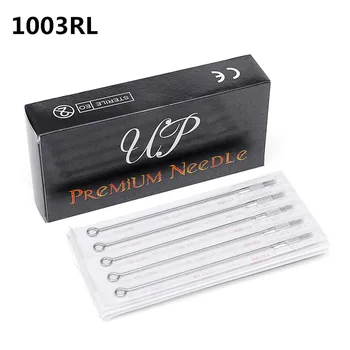 

50pcs/lot Disposable Assorted Sterilized Tattoo Needle Premium Eyebrow Makeup 1003RL Tattoo Needle Machine Accessories