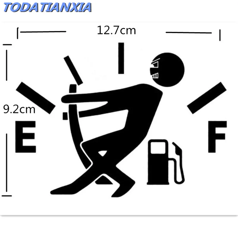 

High sales Car Fuel Gage Empty Stickers FOR honda crv 2013 accessories hyundai elantra 2017 audi b6 a4 mini cooper s r55