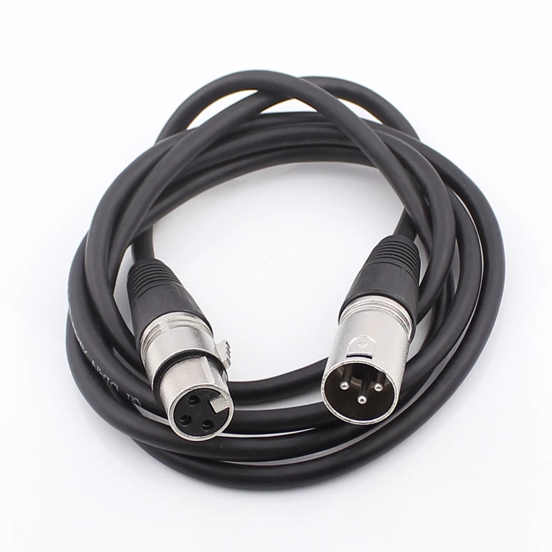 

XLR 3 Pin male to female Balanced Cable audio cord 0.75M 1M XLR 3 Pin Microphone Cable XLR audio line connector adapter