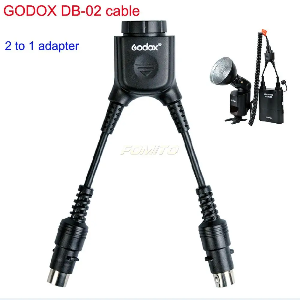 Godox DB-02 батарея кабель Y адаптер для PROPAC блок питания PB960 PB820 PB820S AD360 AD180 камера аксессуары