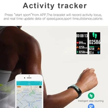Новейший модный умный Браслет спортивный браслет мужской фитнес-трекер монитор сердечного ритма часы BT Smartwatch женские для Android IOS
