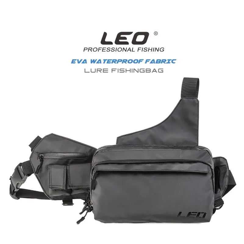 

Outdoor Fishing Tackle Bag Waterproof Shoulder Waist Reel Multifunctional Lure Fishing Tackle Pack Outdoor Shoulder