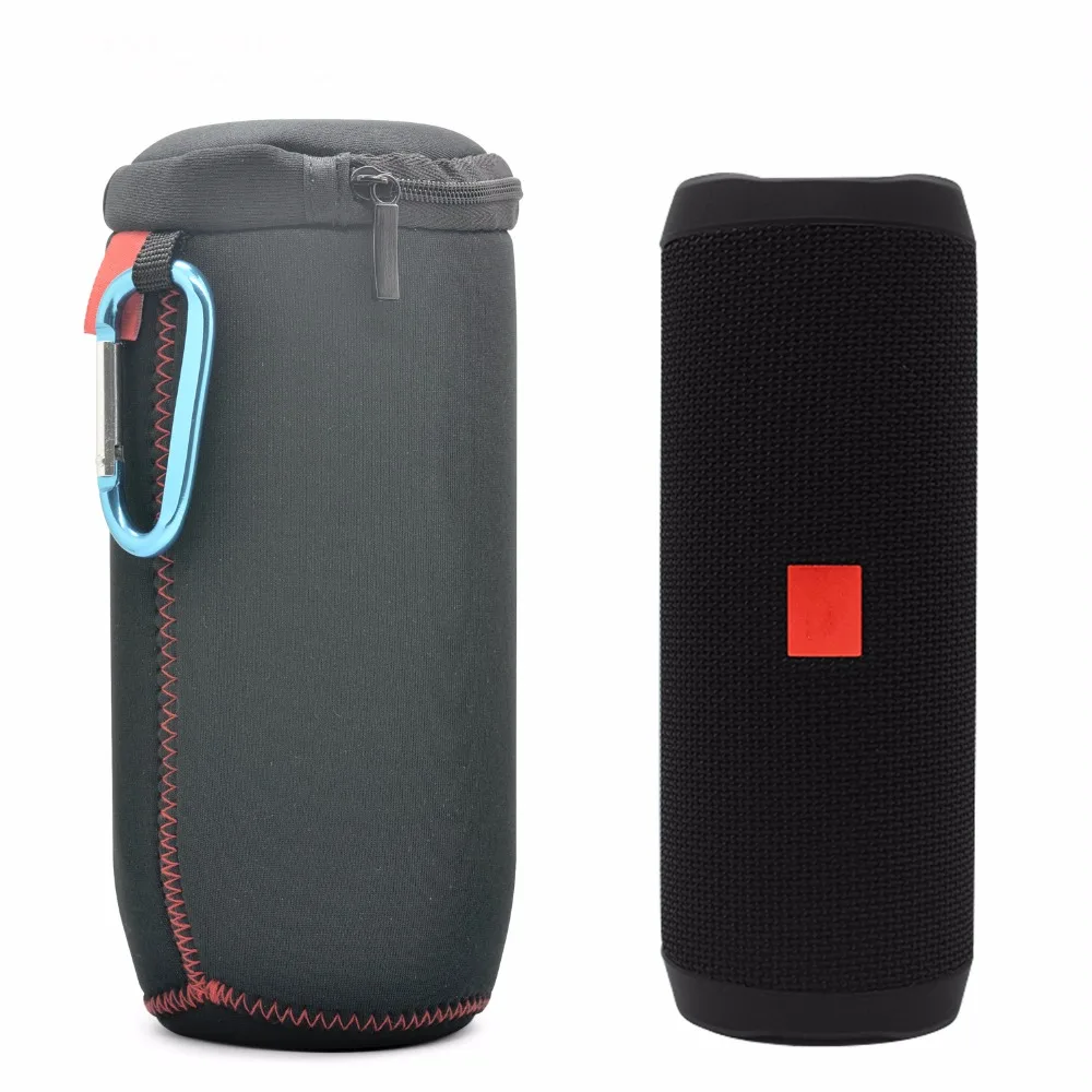 

GHXAMP Carry Case For Flip 4 Cover Soft Speaker Bag Portable Column Pouch Wireless Bluetooth Speaker Travel Carrying Box 1PC