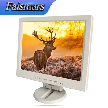 

12 inch LCD Touch Screen POS Monitor With HDMI Interface And White Plastic Frame TFT Monitor
