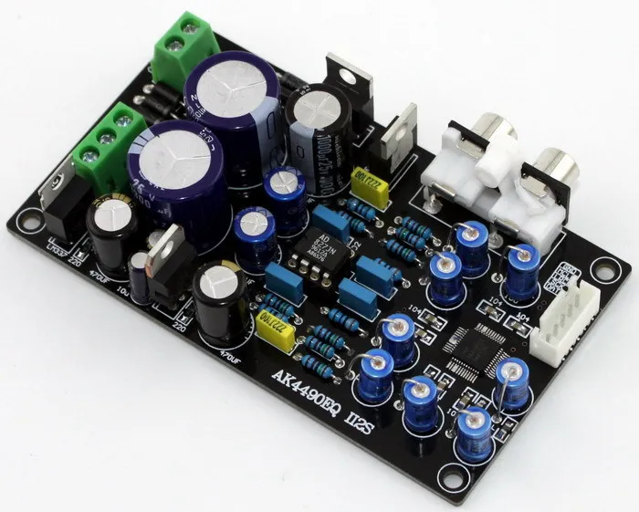 Доставка Frss Плата декодера ЦАП AK4490EQ AK4490 II2S/AC15V 0 AC15V(15 Вт) AC9V 10 Вт|dac board|board boardc c |