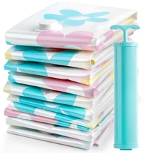 Вакуумное сжатие мешок для Супер хранение с экономией пространства Expert 11 шт материал PET/PE крышки одежды