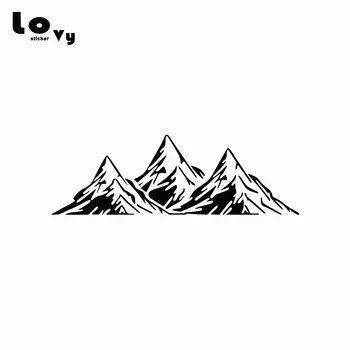 

Mountains Vinyl Car Sticker Natural Style Vinyl Car Decal for Car Body Decoration CA0010
