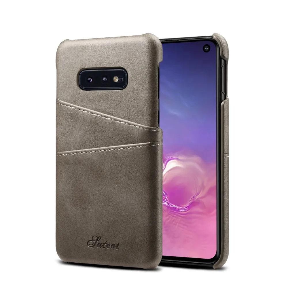 

Luxury Phone Cover For Samsung Galaxy S10E Cases Waterproof Anti-knock Protection Cover With Card Pocket Business Essential