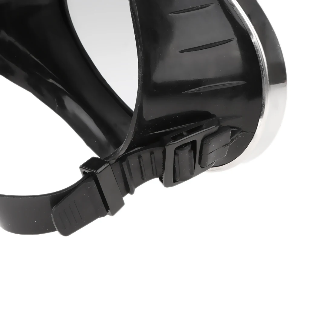 Black Professional Aquatics Dive Masks Scuba Diving Seamless Goggle Snorkel Mirror Diving Masks Replacement