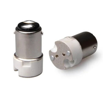 

2pcs BA15D to MR16 Light Socket adapter BA15D to MR16 lamp holder converter, CE Rohs