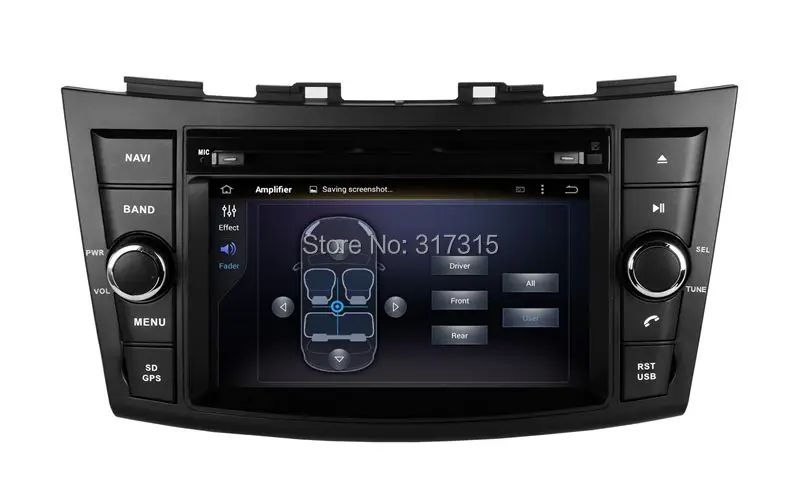 Clearance Android 5.1 Car DVD Player for Suzuki Swift 2011 2012 2013 with GPS Navigation Radio BT USB SD AUX Stereo WIFI 4Core 1024*600 6