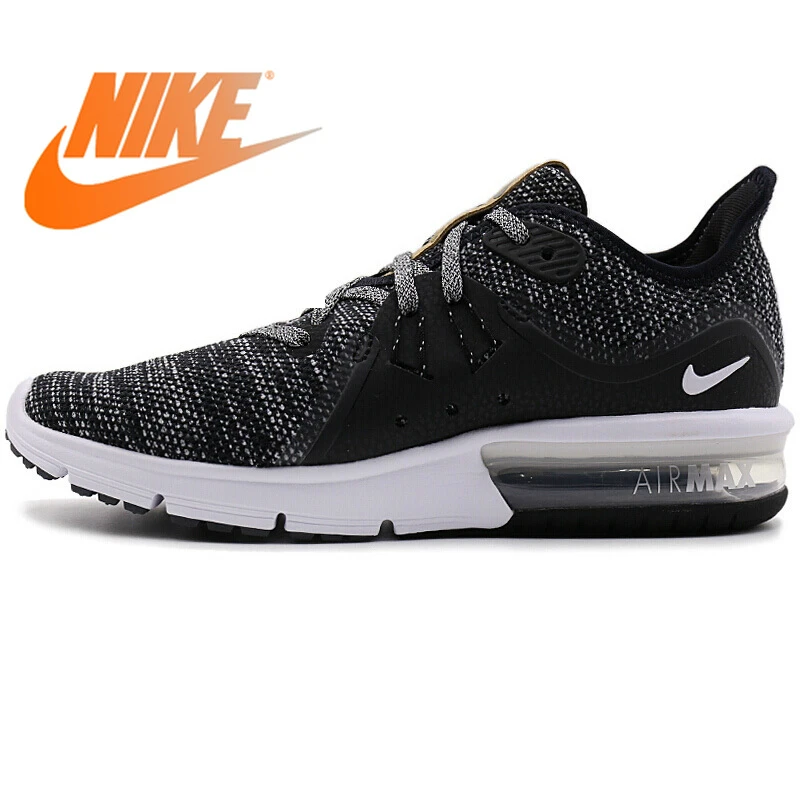 Оригинальный 2018 NIKE AIR MAX SEQUENT для женщин кроссовки стабильность дышащий официальный атлетика Low Cut Бег Спортивная обувь 908993