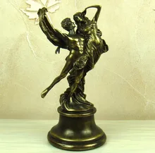 Antique Greece Lovers Character Statue European Resin Custom Couple Sculpture Decoration Handicraft Ornament Present Furnishing