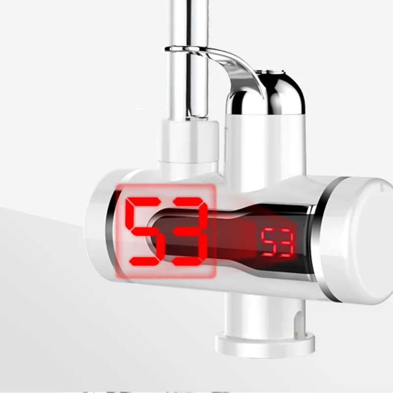  Dropshipping Tankless Electric Hot Water Heater Faucet Kitchen Instant Heating Tap Water Heater wit