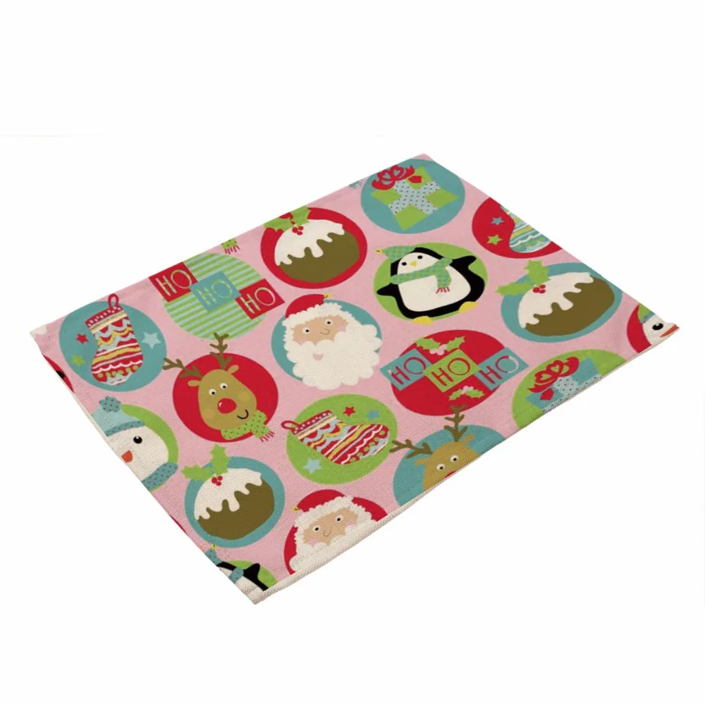 

Cute Cartoon Cotton And Polyester Napkin Cloth Single Layer Jogo Americano Para Mesa Servetten Table Napkin