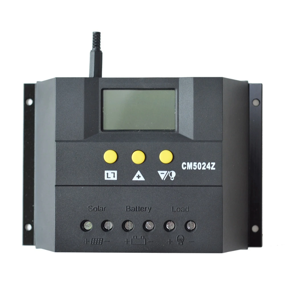 24V 50A Solar Charge Controller CM5024 Battery Regulator Charger with Temperature Sensor PWM 12V 24V 50A Solar Charge Controller CM5024 Battery Regulator Charger with Temperature Sensor PWM 12V