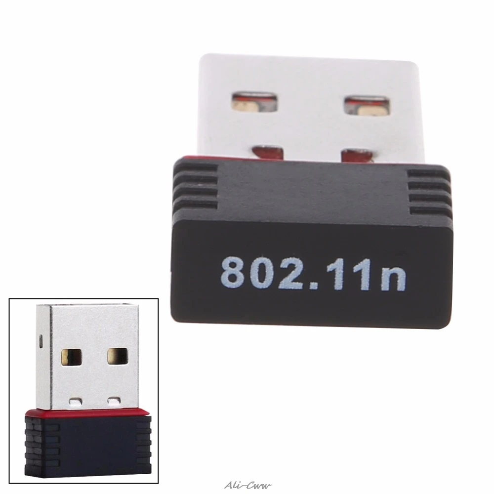 Ralink RT5370 150 Мбит/с мини беспроводной сетевой адаптер USB 2,0 Wifi сетевая карта 802,11 b/g/n 2,4 ГГц высокая скорость