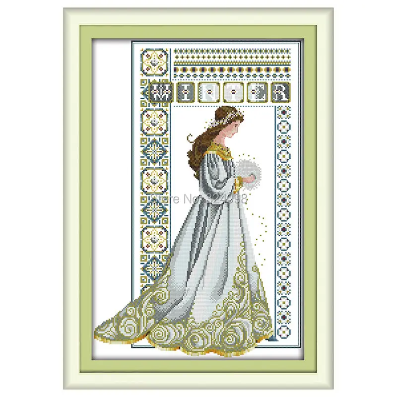 

Wholesale Needlework,Stitch,11CT 14CT Cross Stitch,Sets For Embroidery Kits,Winter angel Counted Cross-Stitching
