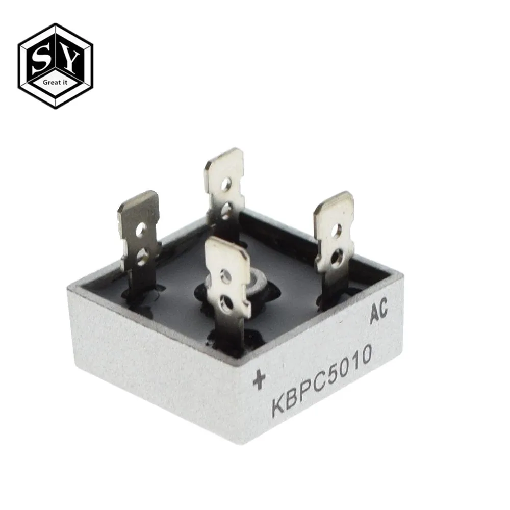 

10PCS Great IT KBPC5010 BRIDGE DIODE GPP 50A 1000V KBPC