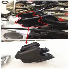 Алюминиевый сплав с ЧПУ черные мотоциклетные Parst Руль Riser Kit движется крючок для R1150GS