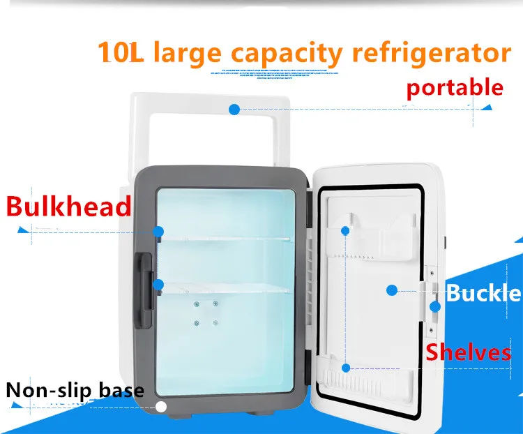 10л Автомобильный холодильник/автомобиль двойного назначения мини-холодильник/домашний маленький морозильник/Холодильный холодильник/холодный и теплый инкубатор