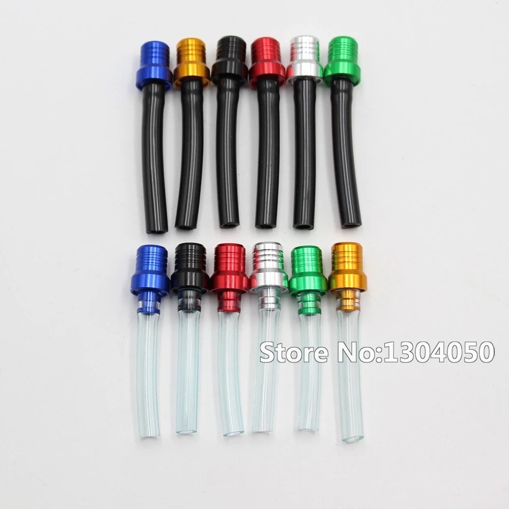 12pcs gas fuel tank breather cap vent hose tube dirt pit bike ATV CNC