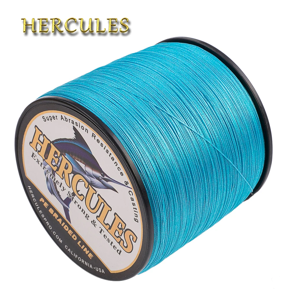 Hercules Braided Fishing Line For Carp Fishing 10 300LB PE 8Strands Multifilament 100M 2000M Hercules Braided Fishing Line For Carp Fishing 10 300LB PE 8Strands Multifilament 100M 2000M