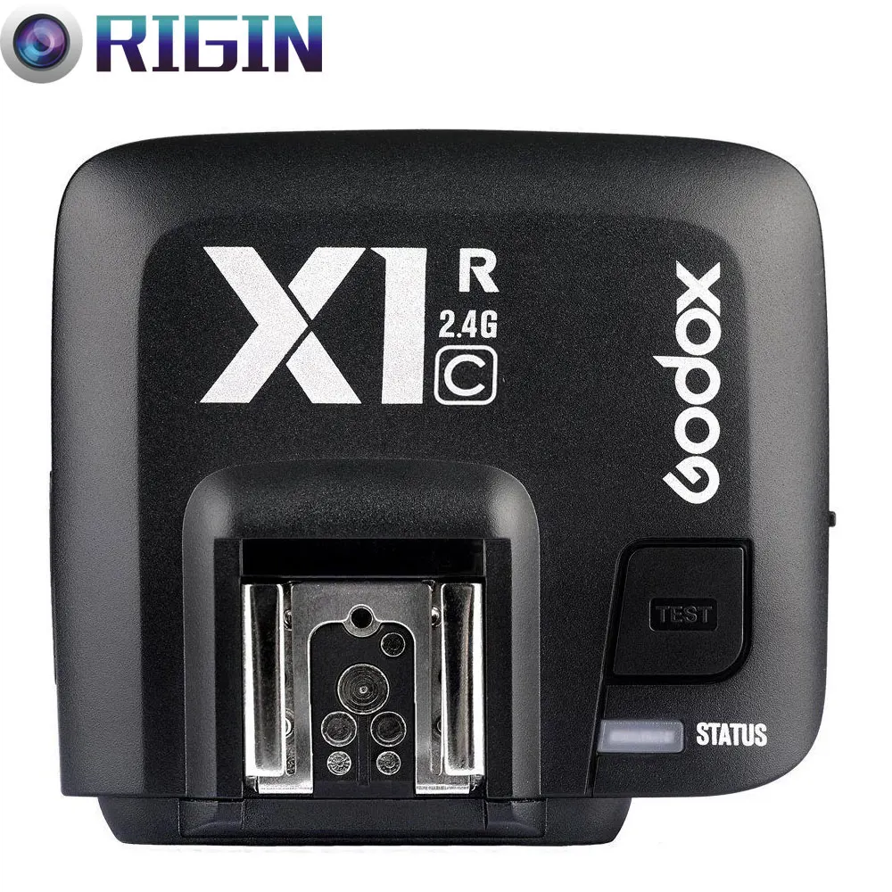 

Godox X1R-C E-TTL HSS 1/8000s 2.4G Wireless X System Power Control Flash Trigger with screen Only the Receiver For Canon