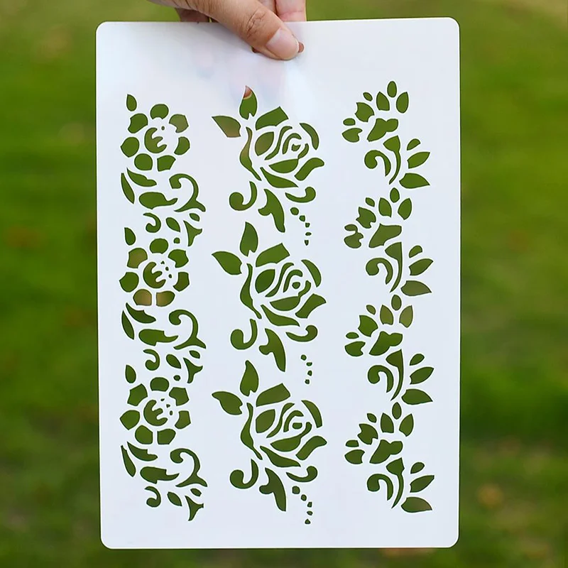 

DIY Vine Flower Shape Embossing Stencil Mold for Cake Chocolate Making Baking Supplies UD88