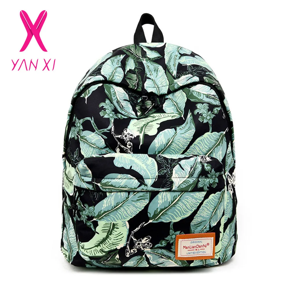 

Fashion Nylon Printing Backpack Women School Bags for Teenage Girls Fresh Knapsack Casual Laptop Backpack Female Kanken Backpack