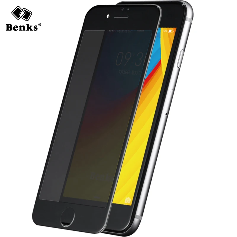 imágenes para Benks Templado protector de pantalla Anti Espía para iPhone 7 6 6 s más Suave 0.23mm 3D Curva Completa Cubierta Protectora Película de Vidrio Templado imágenes para Benks Templado protector de pantalla Anti Espía para iPhone 7 6 6 s más Suave 0.23mm 3D Curva Completa Cubierta Protectora Película de Vidrio Templado
