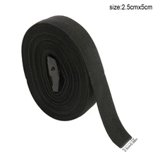 5 m * 25mm Tensão Carro Saco Da Bagagem Cinto Corda Empate Cinta Para Baixo Forte Catraca Amarração de Carga Com Metal fivela