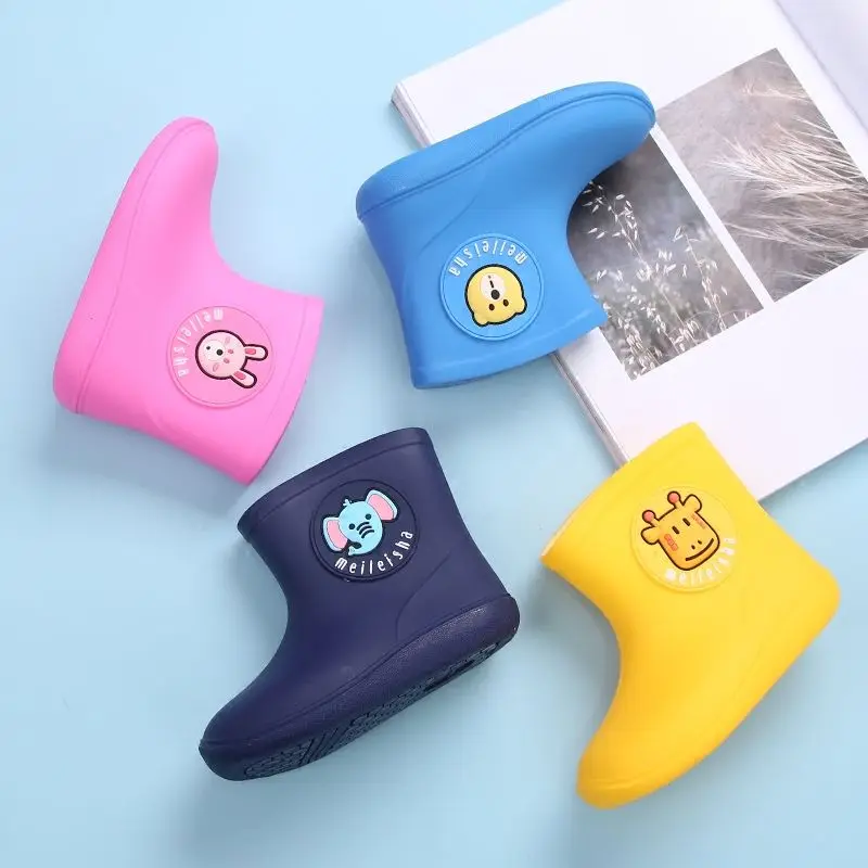 

Rain Boots Kids for Boys Girls Toddler Rain Boots Waterproof Baby Non-slip Rubber Water Shoes All Seasons Children Rainboots