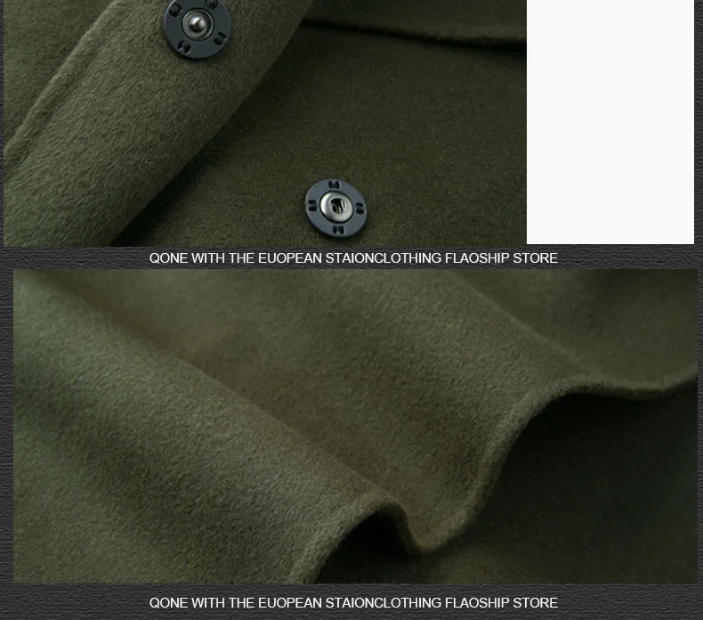 Green rouge Laine De Plus Femmes Taille Manteau Femelle army Lâche Outcoat Pardessus Survêtement Long Noir 2019 6fFqBScq