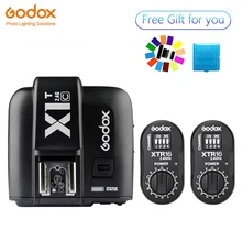 2x Godox XTR-16 Wireless 2.4G Power Control Flash Receivers + X1T-C TTL Wireless Transmitter for Canon DE300 DE400 SK400 SK300