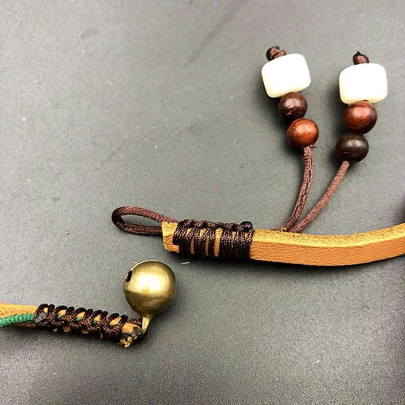 Yanting Ethinc Bracelet Charms Carved Lotus Bodhi Beads Natural Stone Bell Tibetan Bracelet Femme Vintage Wrap Bracelets Women 015 (12)