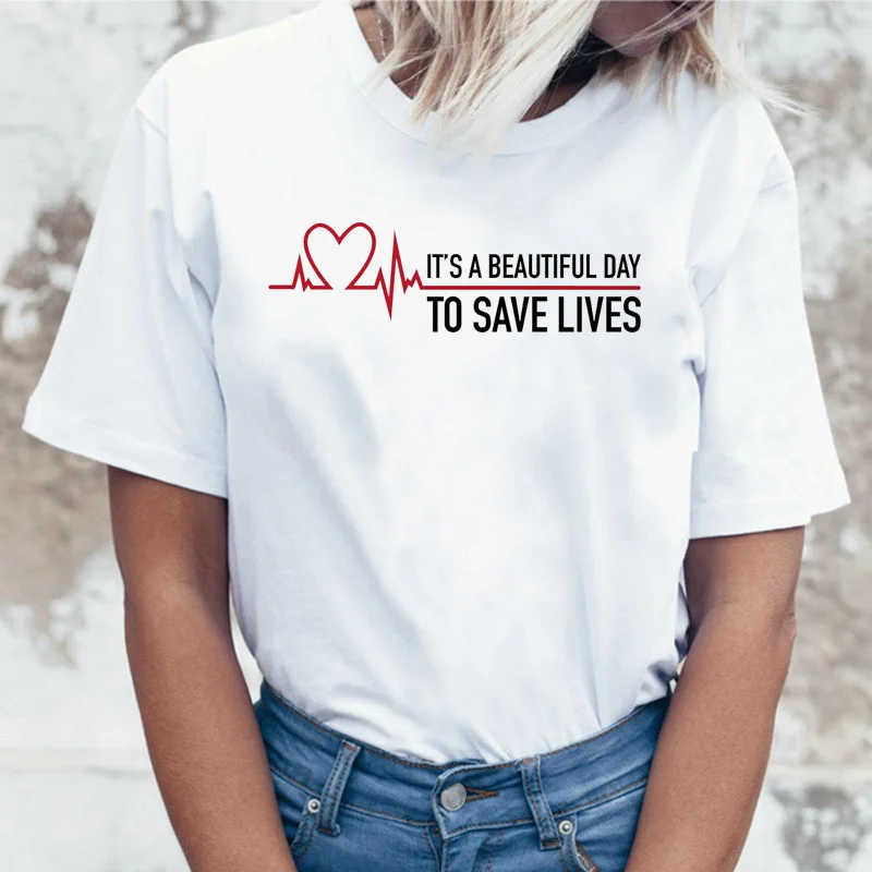 Футболка женская в Корейском стиле топ с надписью greys You Are My Person Харадзюку