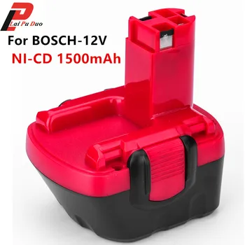 

12V 1500mAh Ni-CD Replacement Power Tool Battery for Bosch BAT120, 26073 35273, 26073 35274, BAT046 BAT139