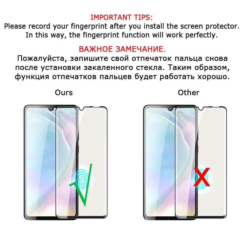 Закаленное стекло для huawei P30 Pro, защита экрана, полностью изогнутые края, Защитное стекло для huawei Nova 4e P30 Lite mate 20 Pro