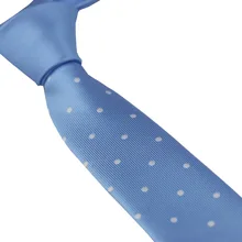 Галстуки Coachella светло-голубой галстук с контрастным бантом светло-голубой с серебряным галстуком в горошек жаккардовый галстук-скинни 6 см