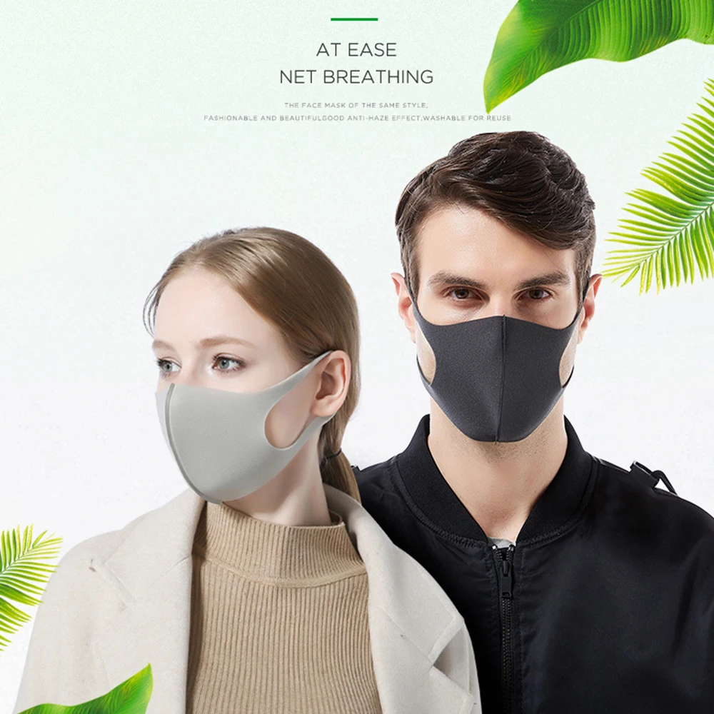 3 шт. маска для лица для велоспорта, пешего туризма, антибактериальная, Пылезащитная, противотуманная, Anti-PM2.5, противопыльца, маски унисекс, подходит для семьи