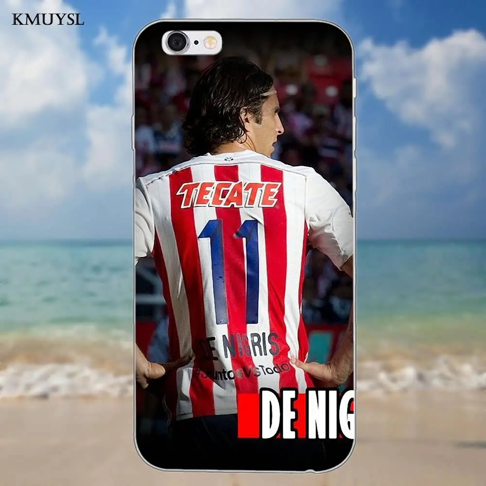 Мягкий ТПУ телефон для iPhone 4 4S 5 5C SE 6 S 7 8 Plus X Galaxy S5 S6 S7 S8 Grand Core II Prime Alpha Chivas Guadalajara