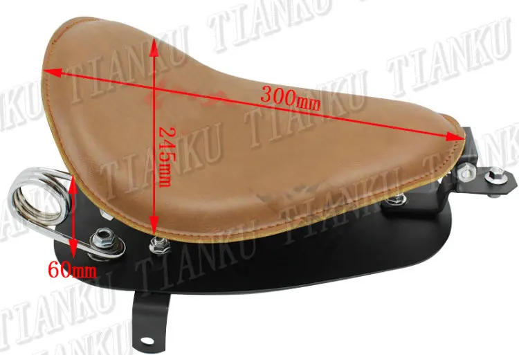 Кожаное сиденье для мотоцикла весеннее + Монтажный кронштейн Yamaha VStar 400 650 1100 1300