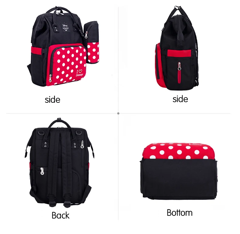 Disney мода мягкий подгузник сумки рюкзак большой емкости водонепроницаемый подгузник путешествия кормящих мам коляска сумка для ухода за