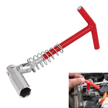 

16mm T-Bar Spark Plug Removal Tool T-Handle Spanner Socket Wrench 4-16