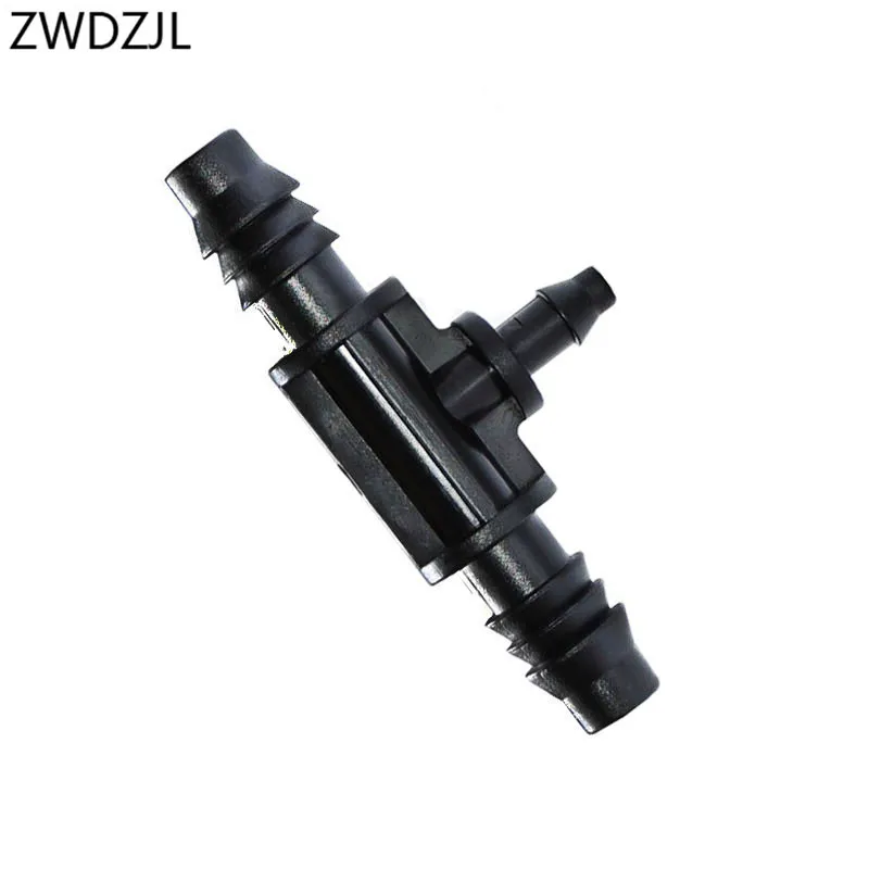 

Garden hose tee 8/11 to the 4/7 hose connector irrigation 3 way connector 3/8 to 1/4"garden system splitter 6 pcs